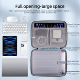 Portable Sheepskin Texture Leather Bag, For 9.7-11 inch Laptop, For 12.9-13 inch Laptop